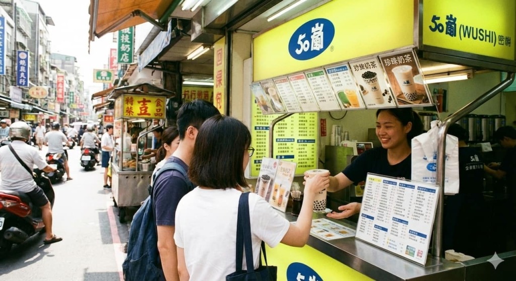 ドリンクを甘さ指定せずに頼む